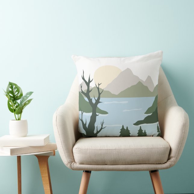Nature Illustration Cushion (Chair)