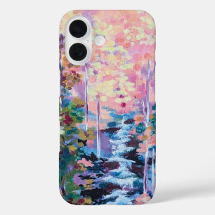 Nature Impressionism Painting iPhone 16 Case