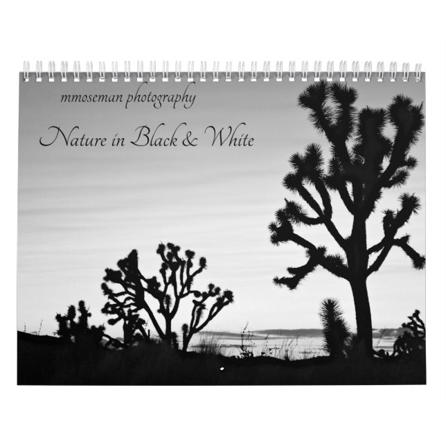 Nature in Black and White Calendar (Cover)