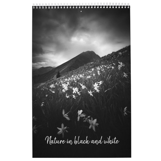 Nature in black and white v1 photo calendar (Cover)