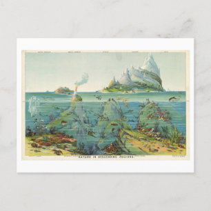 "Nature in Descending Regions" Yaggy Illustration Postcard