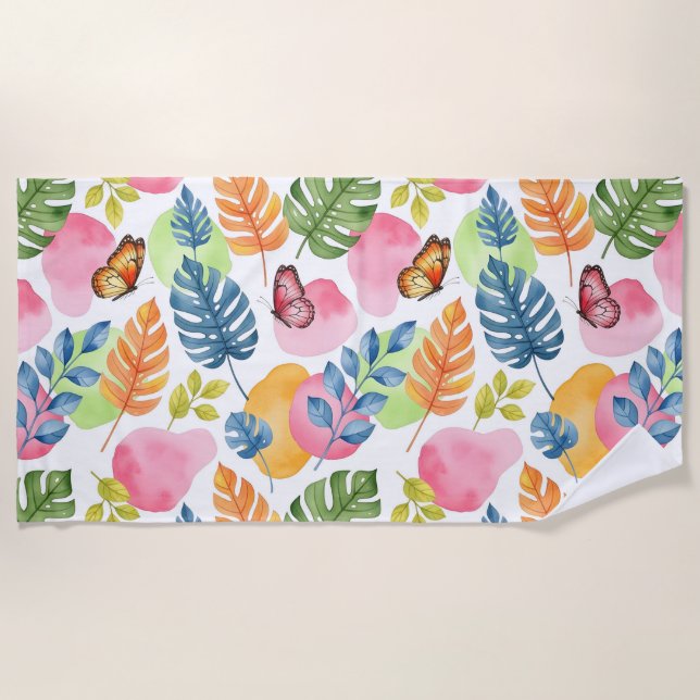 Nature in Motion Beach Towel (Front)