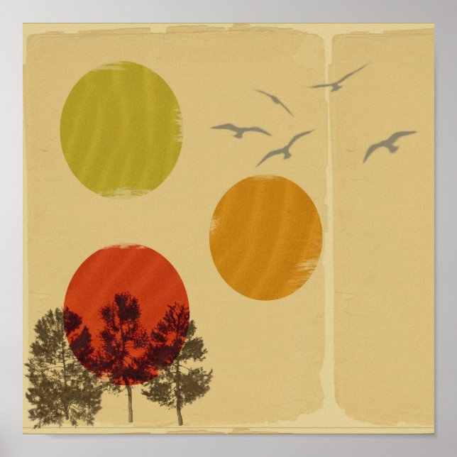 Nature in Retro Poster (Front)