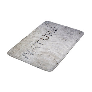 Nature in the Sand Beachy Ocean Bath Mat