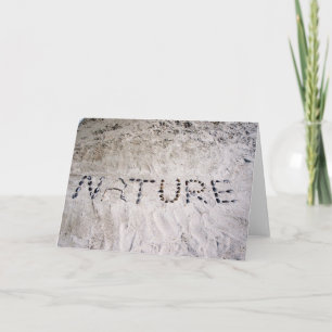 Nature in the Sand Card