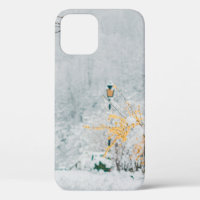 nature in the snow vintage rendering lensart, beau