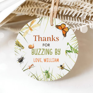 Nature Insect Bugs Birthday Party Favour Tags