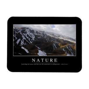 Nature: Inspirational Quote Magnet