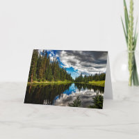 Nature Inspirations Conifer Forest and Lake