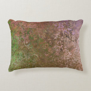 Nature Inspired Abstract Alcohol Ink  Decorative Cushion