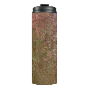 Nature Inspired Abstract Alcohol Ink Thermal Tumbler