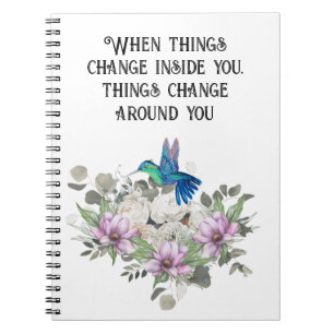 Nature-Inspired Art Print Notebook