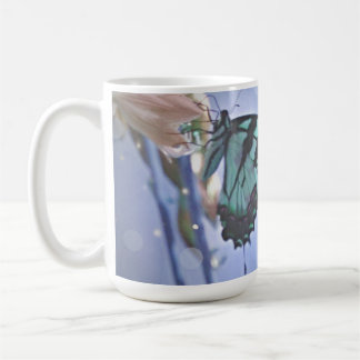 Nature inspired butterfly coffee mug