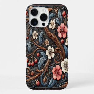 Nature-Inspired Cherry Blossom Display iPhone 16 Pro Max Case