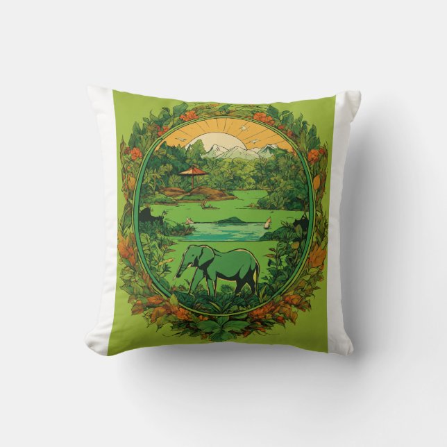 Nature inspired  cushion (Front)
