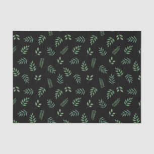 Nature-Inspired Green Leaf Gift Tissue Paper
