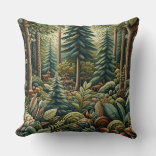 Nature-Inspired Knit Cushion