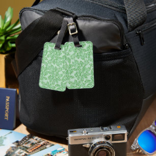 Nature-Inspired Leaf Pattern Luggage tag