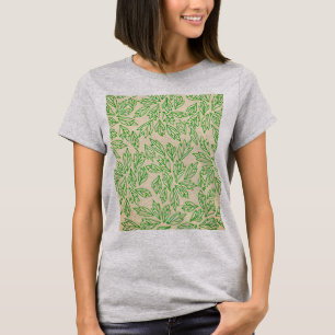 Nature-Inspired Leaf Pattern TShirt