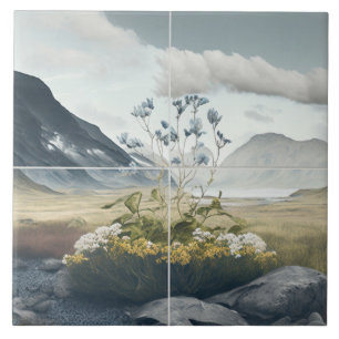 Nature-Inspired Minimalist Tile