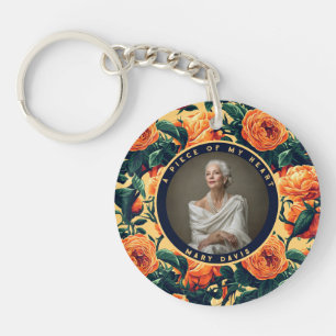 Nature-inspired Retirement Gifts For Grandma Photo Key Ring