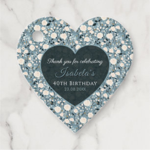 Nature Inspired Rose Themed Wife’S Birthday Favour Tags