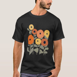 Nature Inspired Stylised Botanical Flowers T-Shirt