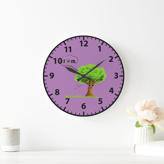 Nature-Inspired Tree Design Artistic Large Clock (Home)