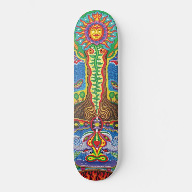 Nature is Communicating(big) Skateboard (Front)