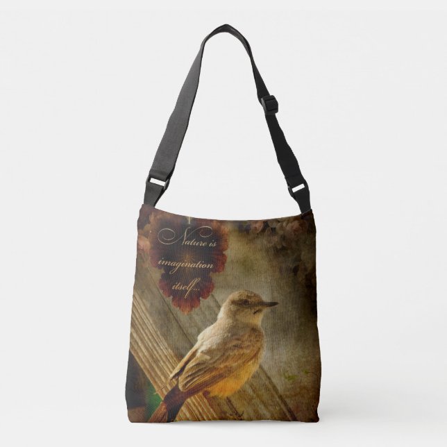 Nature is Imagination Crossbody Bag (Front)