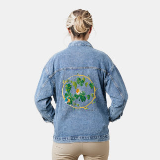 Nature is magic denim jacket