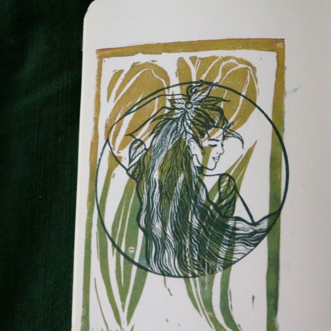 Nature is my Church Druid Goddess                  Rubber Stamp (Creator Uploaded)