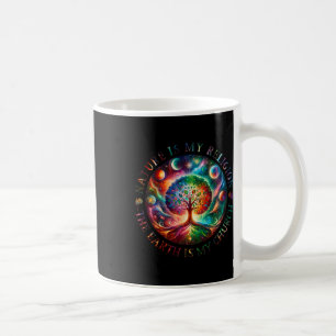 Nature Is My Religion The Earth Is My Church Manda Coffee Mug