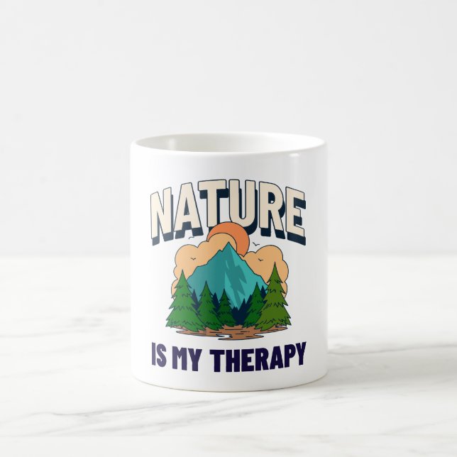 Nature Is My Therapy Coffee Mug (Center)
