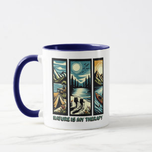 Nature Is My Therapy Mug