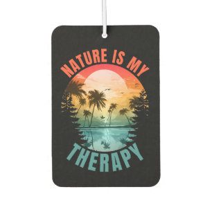 Nature is my therapy summer outdoor gift car air freshener