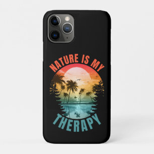 Nature is my therapy summer outdoor gift iPhone 11 pro case