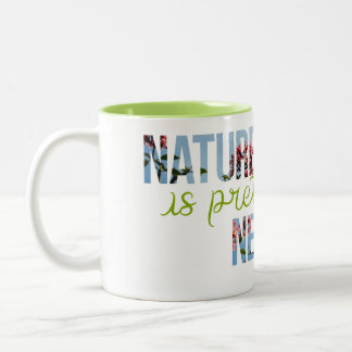 "Nature is pretty Neat" Green Interior Mug
