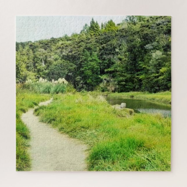 Nature Kakamatura Lagune Bush Track Photo Jigsaw Puzzle (Vertical)