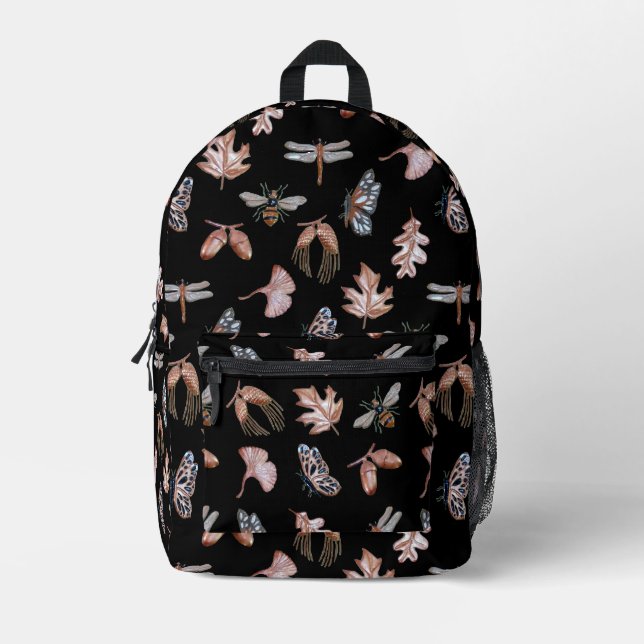 Nature Kids black Backpack  (Front)