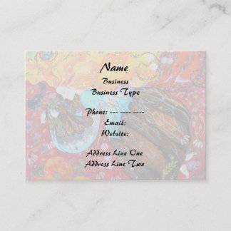 Nature Lady and the Seasons of the Year. Business Card