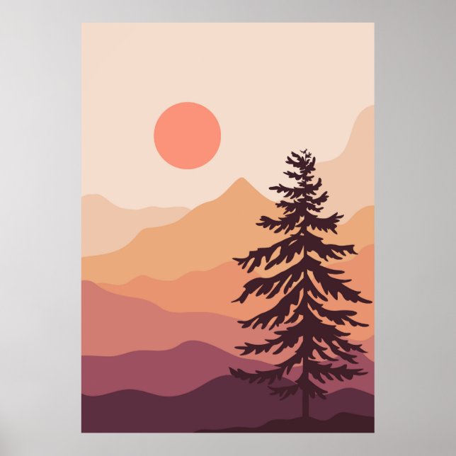 Nature landscape background wall art (Front)