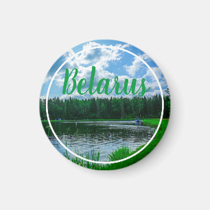 Nature Landscape Lake Sky Belarus Magnet