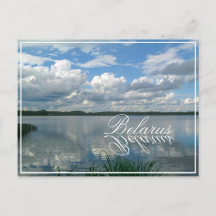 Nature Landscape Lake Sky Belarus Postcard