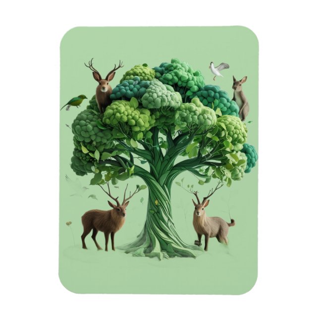 Nature Landscape Magnet Calm Scenery Fridge Decor (Vertical)