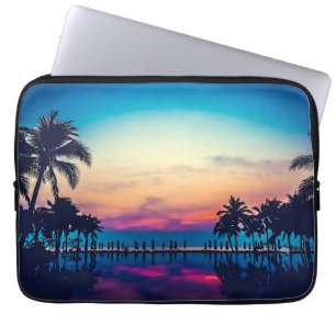 Nature Landscape Pool Palm Trees-25925 Laptop Sleeve