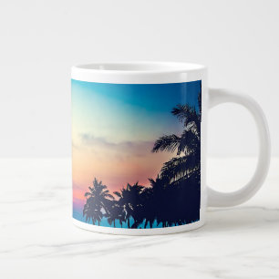 Nature Landscape Pool Palm Trees-25925 Large Coffee Mug