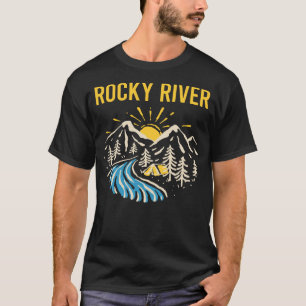 Nature Landscape Rocky River T-Shirt