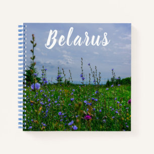Nature Landscape Rural Scenery Field Belarus Notebook
