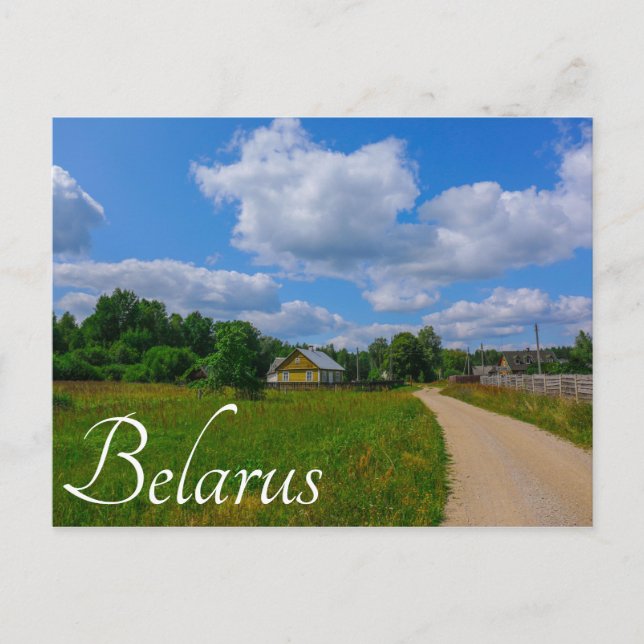Nature Landscape Rural Scenery Village Road Postcard (Front)